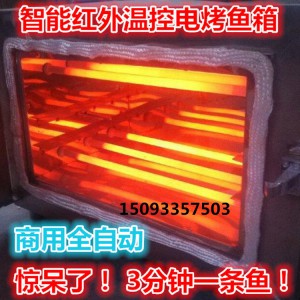 莱芜市专门烤鱼炉   生元红外线烤鱼箱批发价格