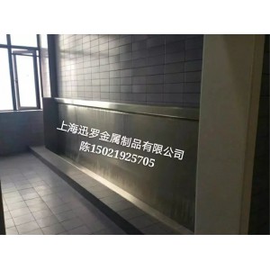 安徽芜湖厂家专业加工定制学校无踏步不锈钢小便池