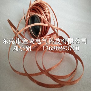 套层编织非标连接线 TZ-TZX紫铜编织线