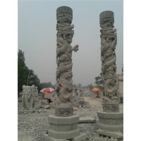 山东石雕文化柱加工厂家 山东石雕文化柱制作价格