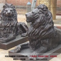 故宫狮雕塑-铜狮子摆件-铜狮子-文禄
