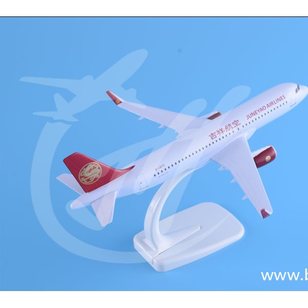 飞机模型空客A320吉祥航空金属手工制造商务礼品航模摆件