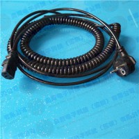 3芯0.75平方螺旋电源线 螺旋电缆线 定做螺旋电缆