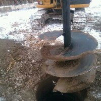 非开挖螺旋钻机 快速挖树坑 电线杆坑 房屋基础坑机