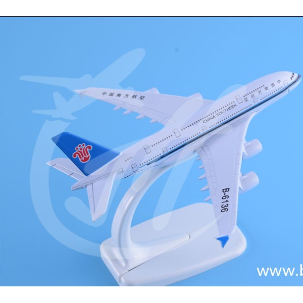 汕头金豪合金飞机模型定制礼品空客A380南航金属飞机模型