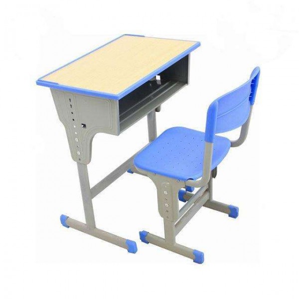 厂家直销学生课桌椅 培训辅导班学习儿童课桌 可升降单人课桌椅