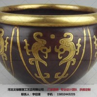 铜缸铸造-铜缸摆件-文禄