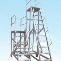 厂家供应重庆铝合金平台扶手梯/仓储货架梯