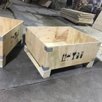 定制各型号的环保木箱 出口免检疫木箱 可拆卸循环利用的钢带箱