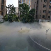 广州喷泉水雾设备水景冷雾公司 水池人工喷雾造景设备