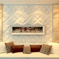 马达加斯加豪华别墅三维板背景墙防晒立体彩色背景墙