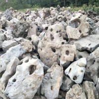 白色太湖石英德庭院造景石观赏石窟窿石头假山玲珑石工程石景观石